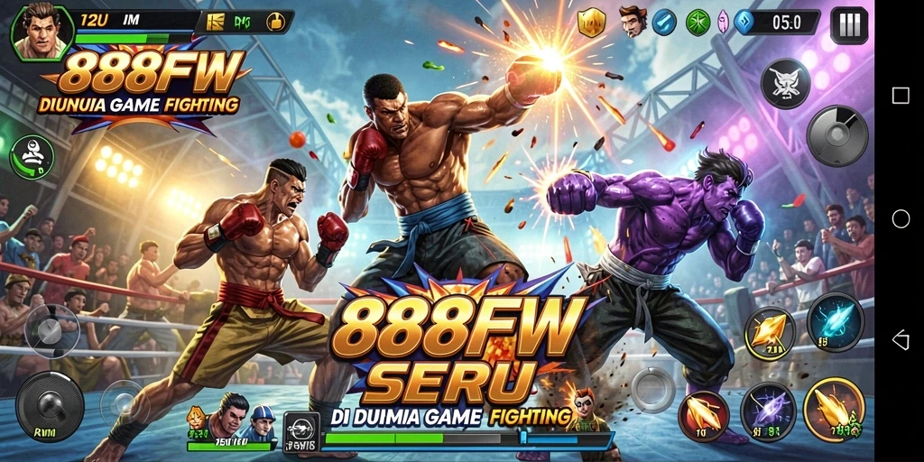 Tampilan gameplay 888FW yang menegangkan dan seru.