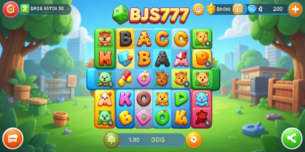 Gameplay seru di BPJS777 dengan objek colorful yang harus dicocokkan.