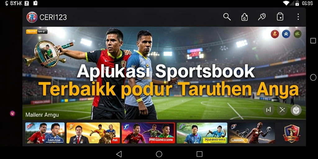 Screenshot utama CERI123 menampilkan antarmuka taruhan yang menarik.