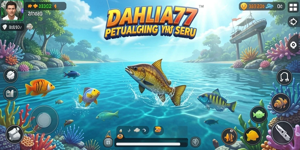 Tangkapan ikan berwarna-warni dalam DAHLIA77 yang mengasyikkan.