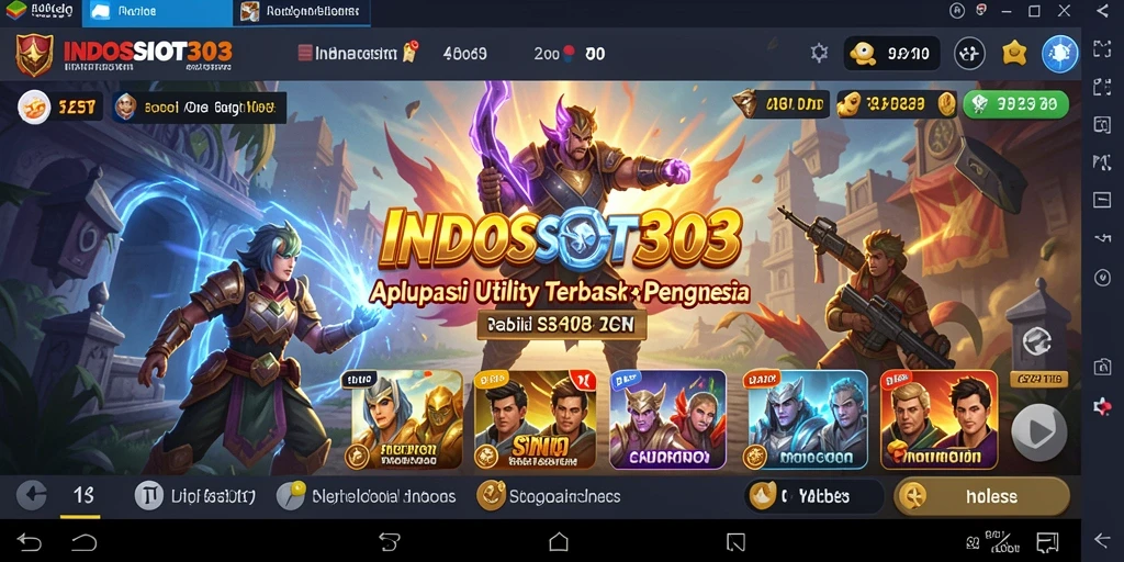 Tampilan gameplay INDOSLOT303 yang user-friendly dan efisien.