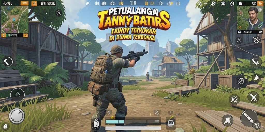 Gameplay JKT8 yang menakjubkan di dunia terbuka.
