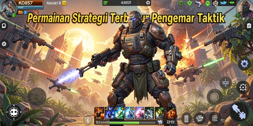 Gameplay intens di KO857 dengan strategi taktis yang mendalam.