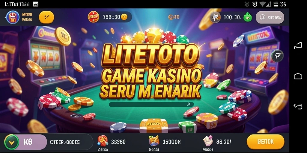 Gameplay LITETOTO menampilkan keseruan permainan Kasino yang mengasyikkan.