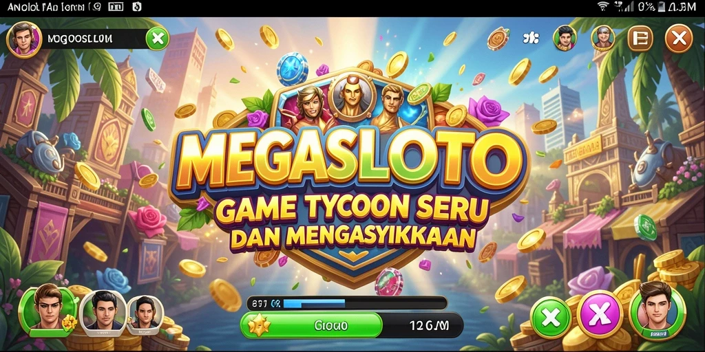 Tampilan gameplay MEGASLOTO yang menantang dan menyenangkan.