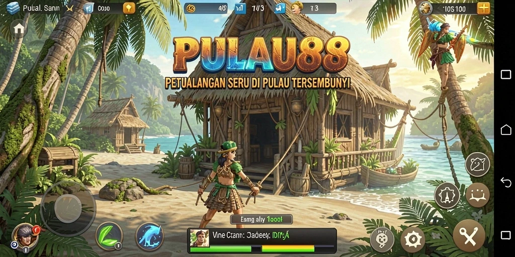 Gameplay PULAU88 yang menegangkan di pulau misterius.