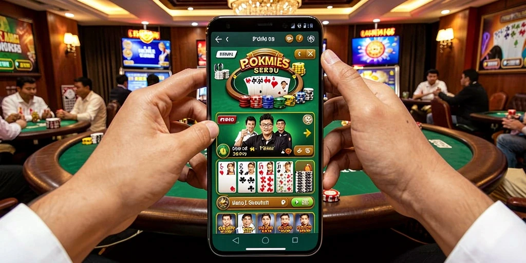 Tampilan menarik dari gameplay Poker di RR89 yang mendebarkan.