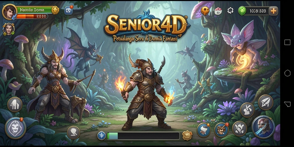 Gameplay <strong>SENIOR4D</strong> yang mendebarkan dan penuh petualangan.