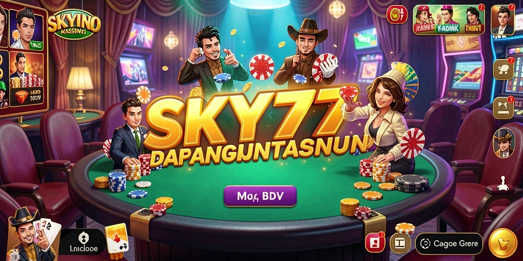 Screenshot tampilan gameplay menarik dari SKY77.