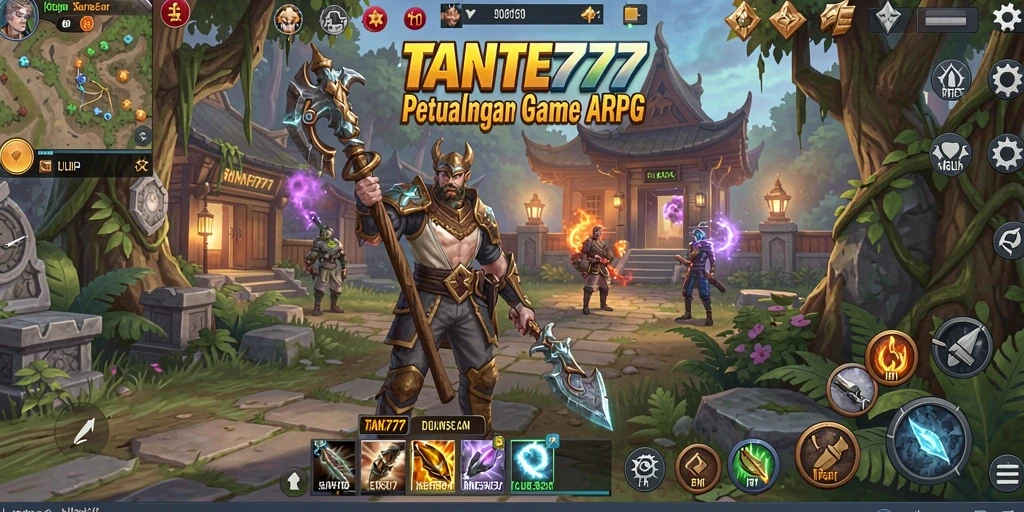 Screenshot TANTE777 menunjukkan aksi mendebarkan dalam dunia ARPG.