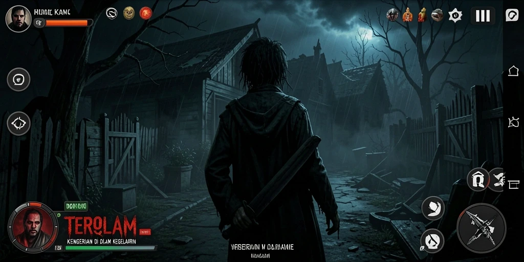Gameplay V07 yang mencekam dan atmosfer yang menakutkan.