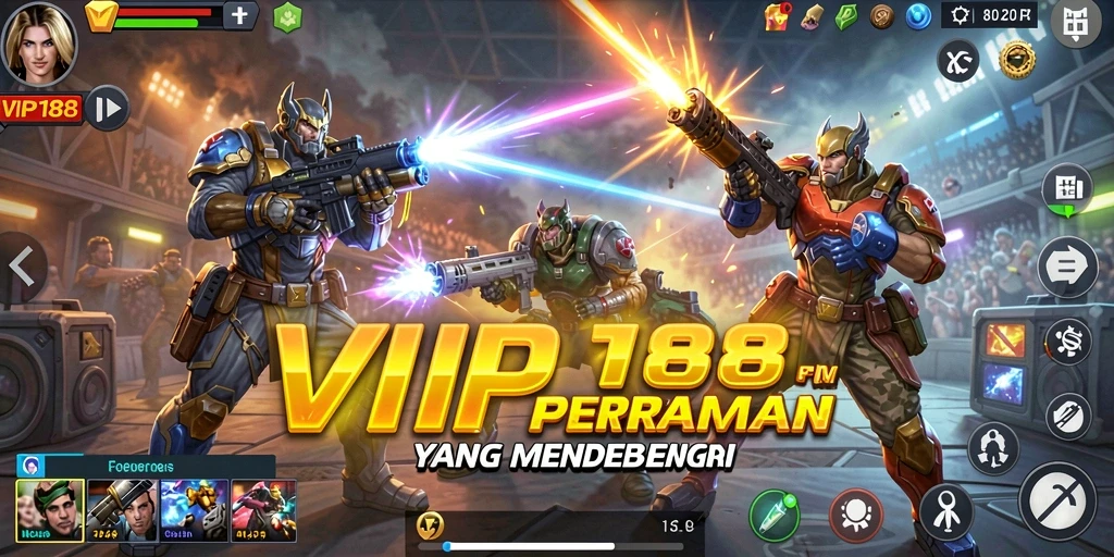 Tampilan gameplay seru dan strategi dalam VIP188.