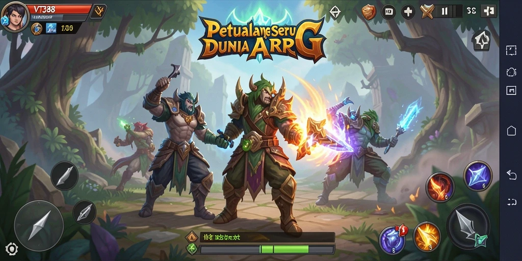 Gameplay seru dengan pertarungan dinamis dalam VT38.