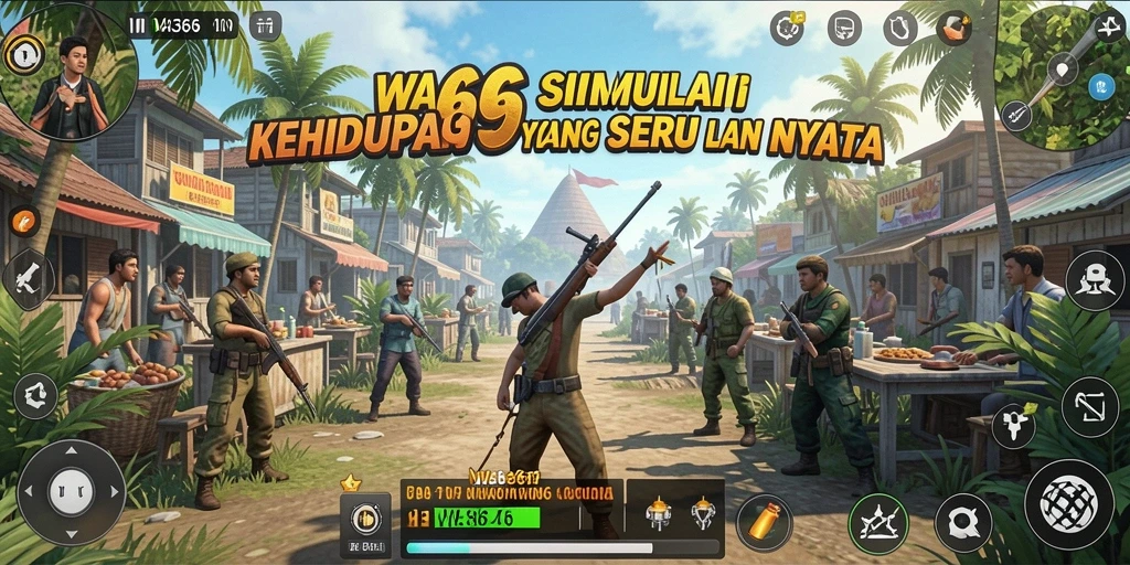 Tampilan gameplay menarik dari WA369 yang menunjukkan interaksi karakter.