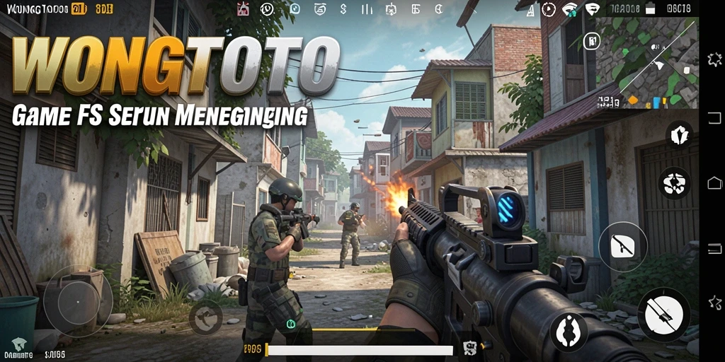 Screenshot utama gameplay WONGTOTO yang intens dan penuh aksi.