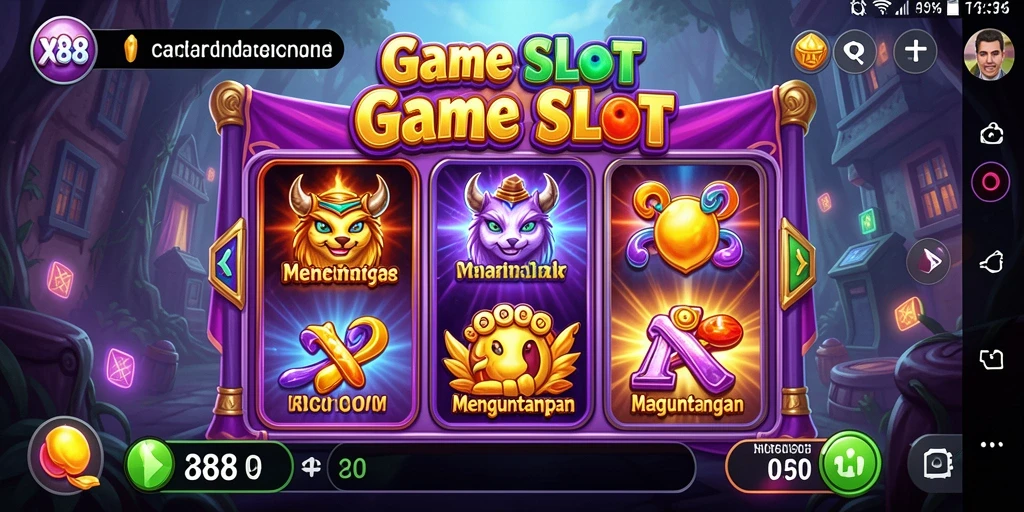 Tampilan gameplay Slot X88 yang mengasyikkan dan interaktif.